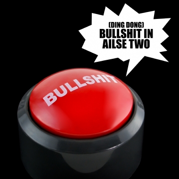 Rude Bull Button