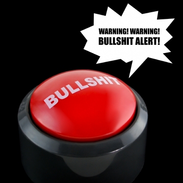 Rude Bull Button