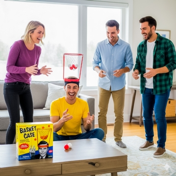 Basket Case Headband Hoop Game