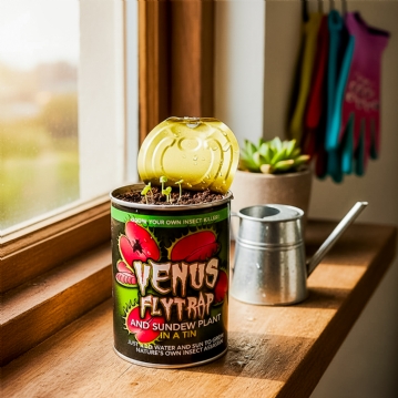 Venus Fly Trap in a Tin