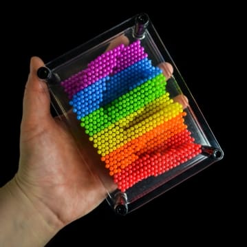 Rainbow Pin Art