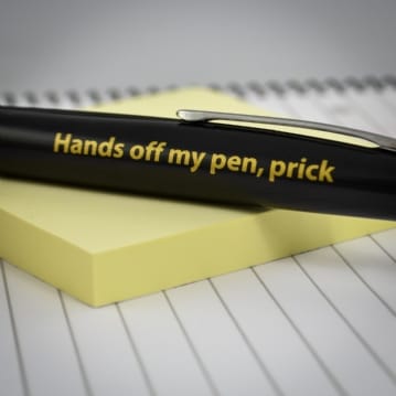 Offensive Ball Point Pens