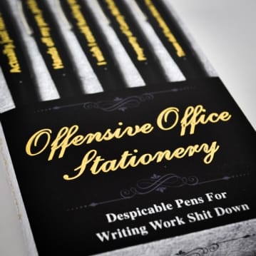 Offensive Ball Point Pens