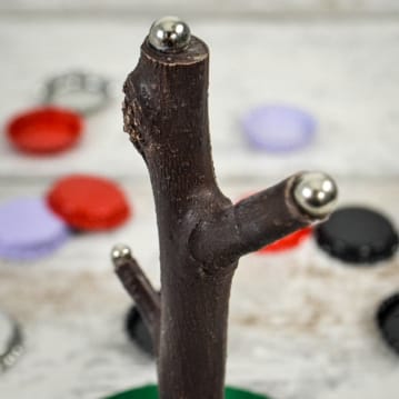 Magnetic Beer Bottle Cap Tree