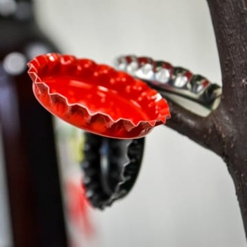 Magnetic Beer Bottle Cap Tree