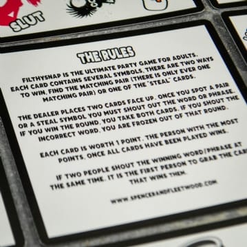 Filthy Snap Card Game