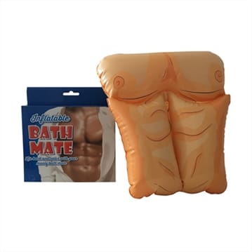 Male Chest Inflatable Bath Pillow