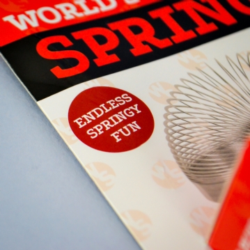 World's Smallest Retro Springy Toy