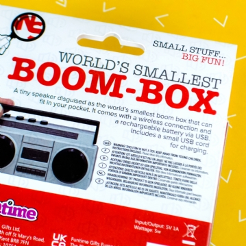 World's Smallest Boom Box Speaker