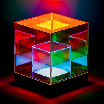 Iridescent Infinity Cube