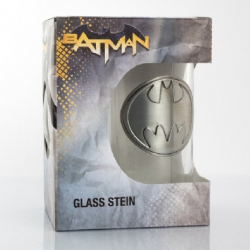 DC Comics Batman Logo Stein Glass