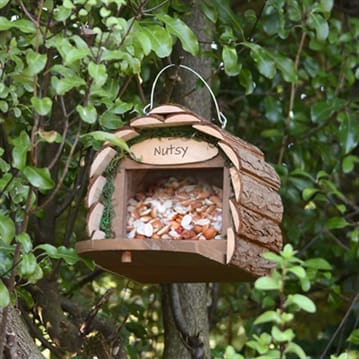 2-in-1 Squirrel Feeder and Bird Nesting Box