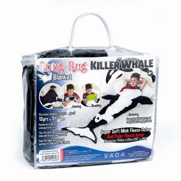 Killer Whale Tail Kids Blanket