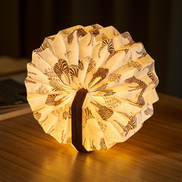 Velvet Accordian Lamps