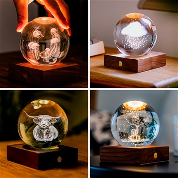 Amber Crystal Lights - Nature Collection