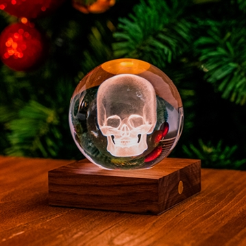 Skull Amber Crystal Light