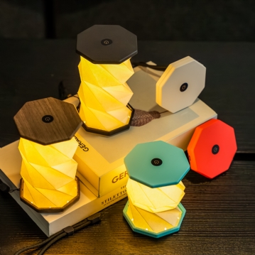 Gingko Mini Twist Hexagon Lights