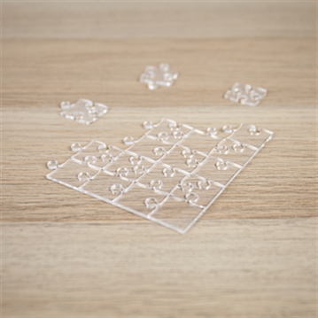 Invizi-Puzzle Transparent Jigsaw Puzzle