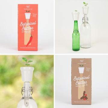 Botanical Bottle Top Growing Kits