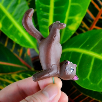 Mini Plant Pot Yoga Cats