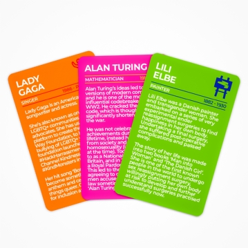 LGBTQ+ Icon Inspirational Cards