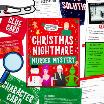 Christmas Nightmare Murder Mystery Game