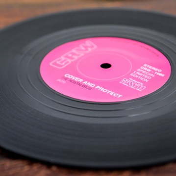 Retro Vinyl Set of Drinks Coasters