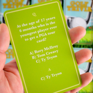 Golf Trivia Card Pack