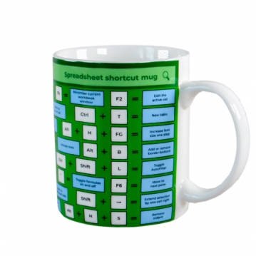 Spreadsheet Shortcut Mug