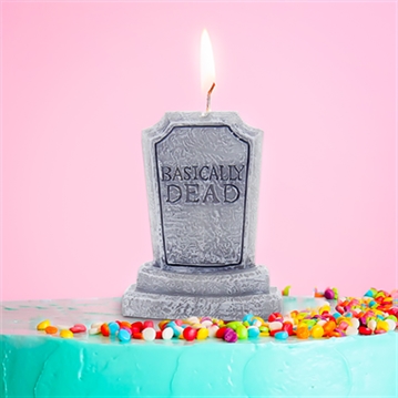 Basically Dead Birthday Candle