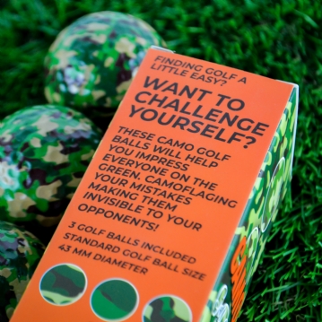 Camo Golf Balls