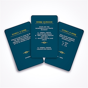 After Dinner Trivia Card Game