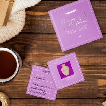 Things to do with Mum Bucket List Scratch Cards