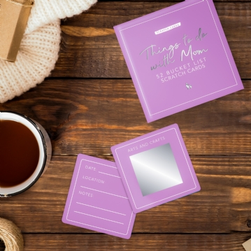 Things to do with Mum Bucket List Scratch Cards