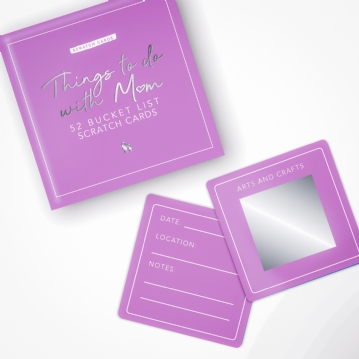 Things to do with Mum Bucket List Scratch Cards