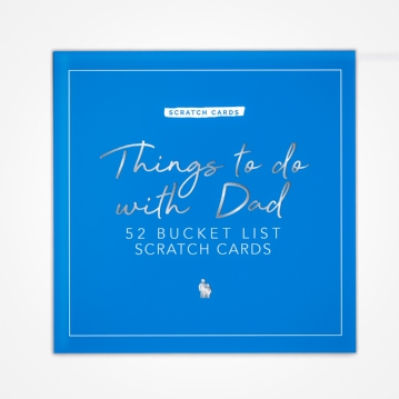 Things to do with Dad Bucket List Scratch Cards