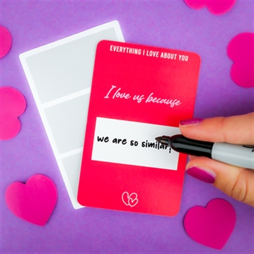 Everything I Love About You - DIY Scratch Cards
