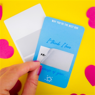 Why You're the Best Dad - DIY Scratch Cards