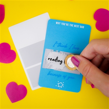 Why You're the Best Dad - DIY Scratch Cards