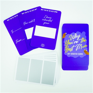 Why You’re the Best Mum - DIY Scratch Cards
