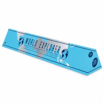 World Explorer Scratch Poster