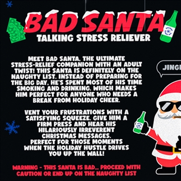 Bad Santa Stress Reliever
