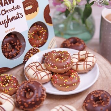 Gnaw mini chocolate doughnut gift set