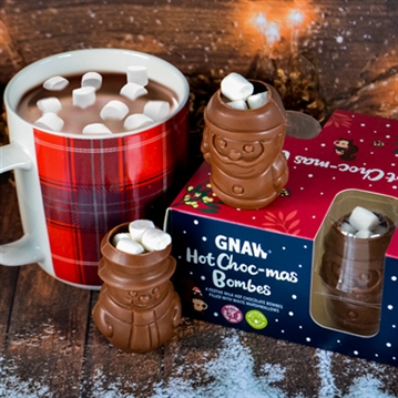 Hot Choc-mas Santa & Snowmen Hot Choc Bombe Set