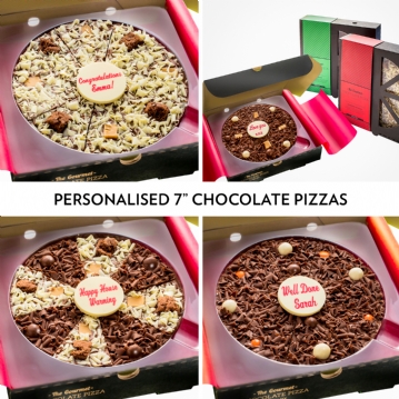 Personalised 7" Chocolate Pizzas