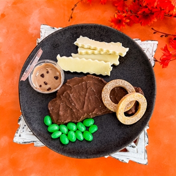 All Chocolate Steak & Chips Dinner