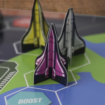 Space Race Pop Up Board Game Book