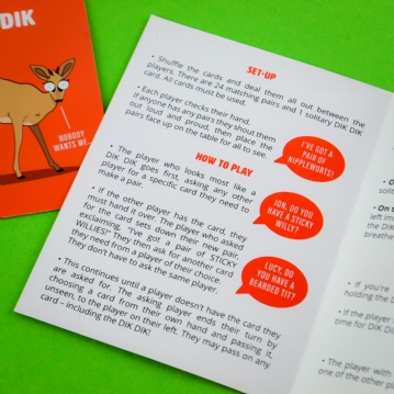 Don’t Be a Dik Dik Card Game