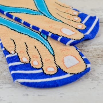 Womens flip flop socks store