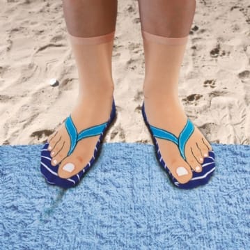 Mens novelty flip flop socks online